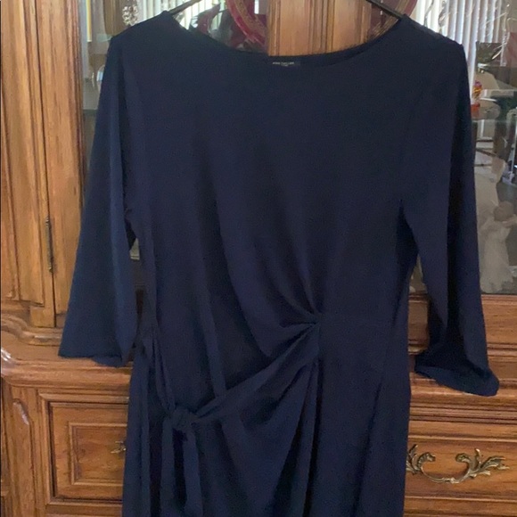 NWOT Anne Taylor Navy dress - Picture 3 of 8